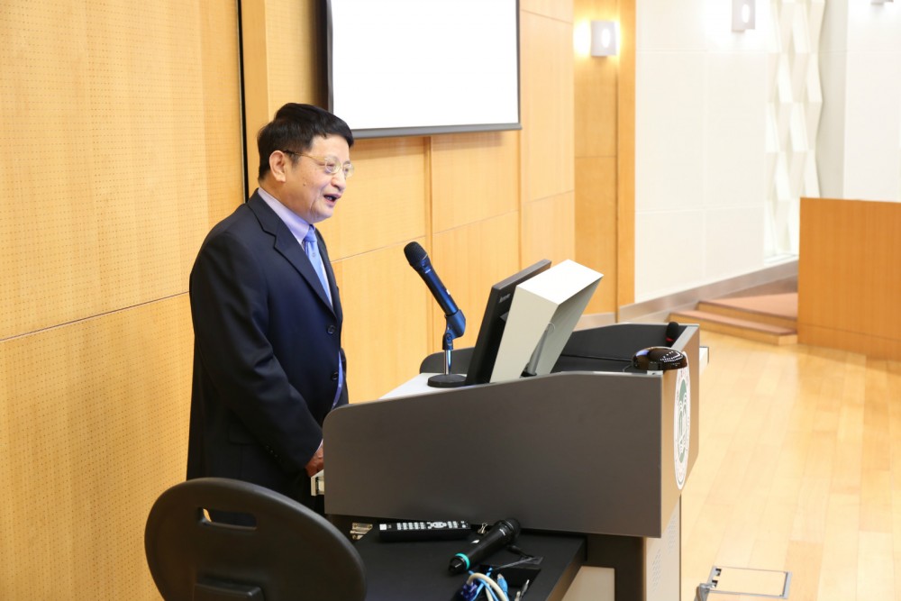 曾教授以《「一帶一路」倡議下中外投資條約實踐的創新》為主題進行講座