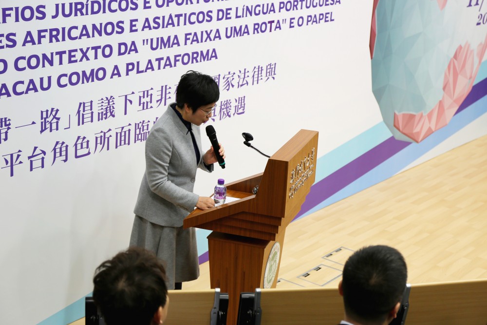 陳海帆司長致辭