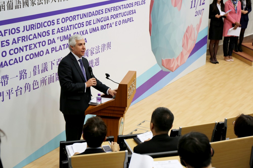 Jorge Bacelar Gouveia 主席致辭